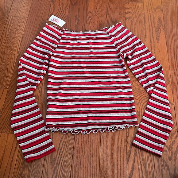 New Justice Girls Long-Sleeve Shirt Size 12 - Picture 2 of 6